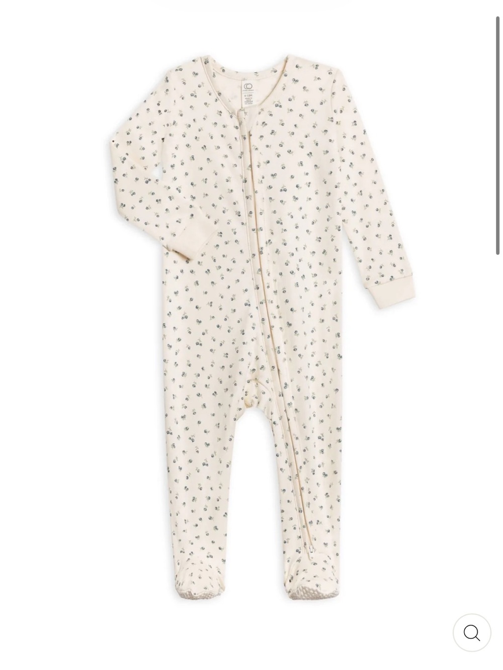 DISO- COLORED ORGANICS PEYTON SLEEPER MINNY FLORAL/MIST